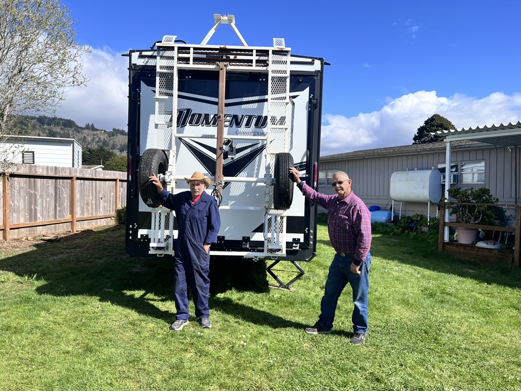 Cliff and Duane, founders of Tag Along Trailers